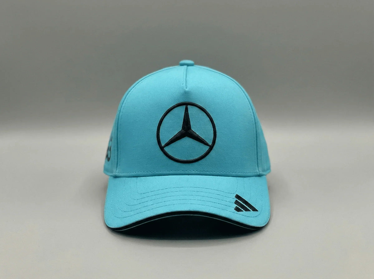 Mercedes AMG Petronas F1 2026 George Russell Team Hat Light Blue